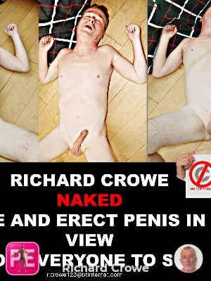 Richard Crowe naked and erect x 3